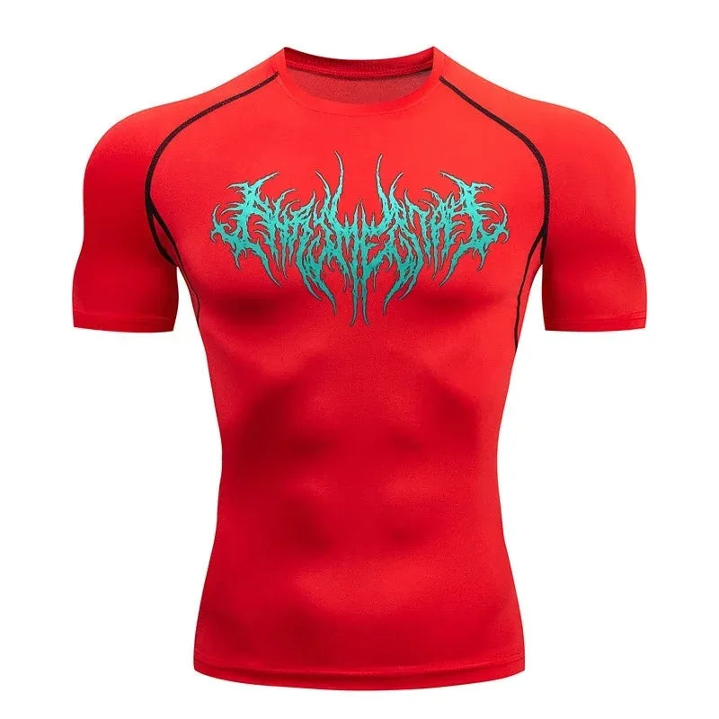 Compressie sportshirt heren