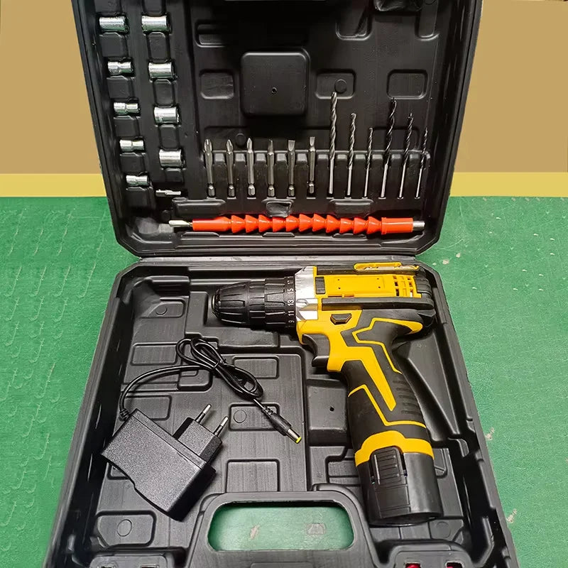 Accu boor-/schroefmachine set met accessoirekoffer