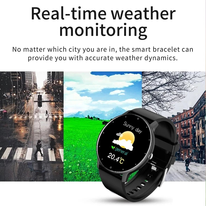Smartwatch met hartslagmeter en sportfuncties
