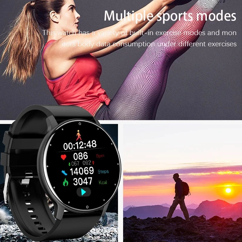 Smartwatch met hartslagmeter en sportfuncties