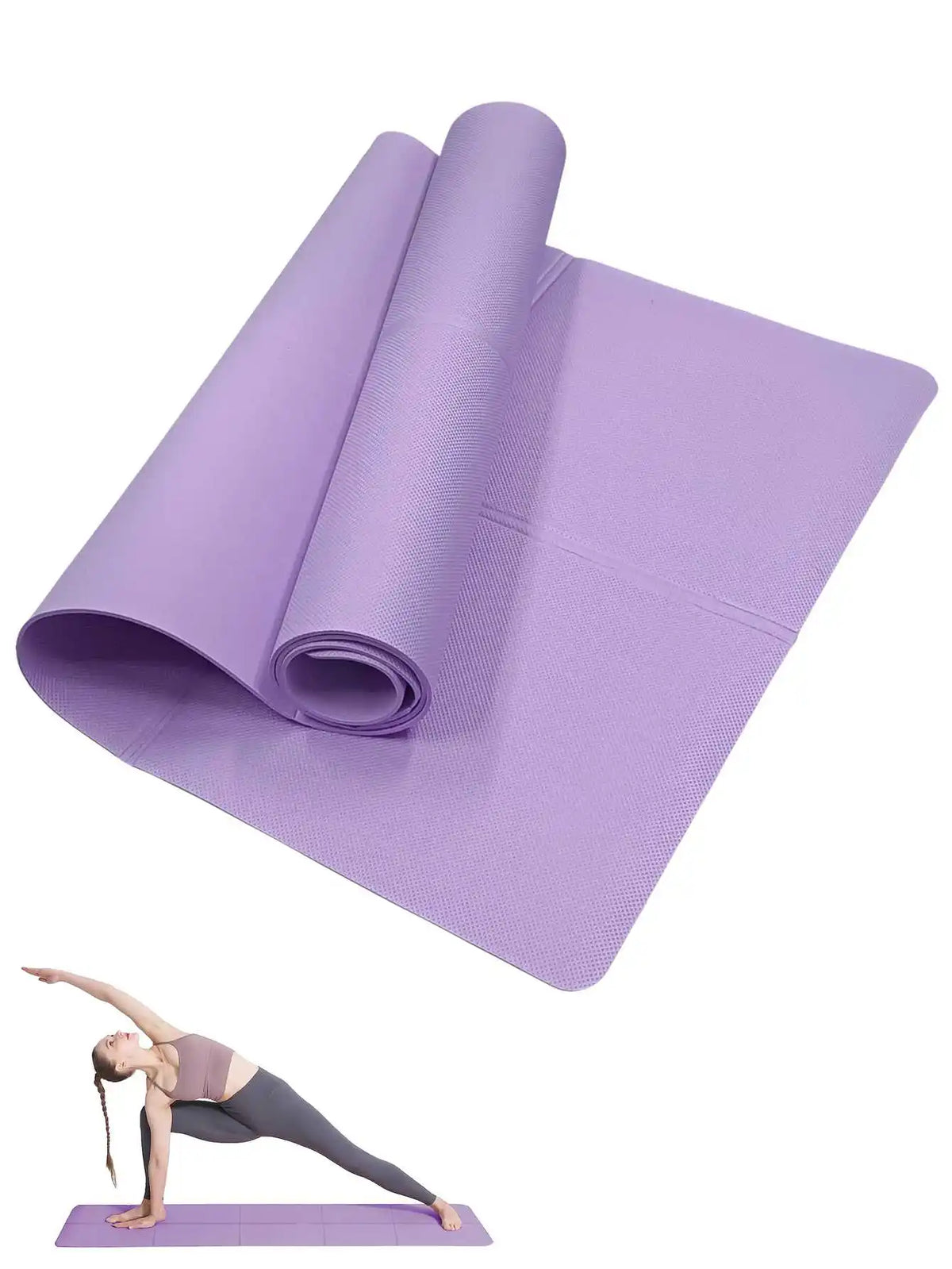Antislip yogamat (3, 4 of 6 mm)