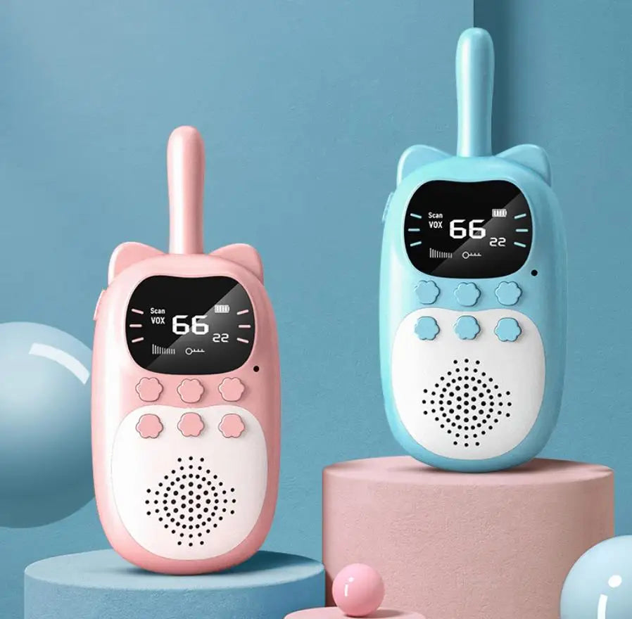 Walkietalkieset voor kinderen (2 stuks, oplaadbaar)