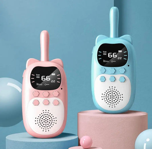 Walkietalkieset voor kinderen (2 stuks, oplaadbaar)