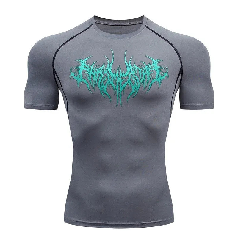 Compressie sportshirt heren