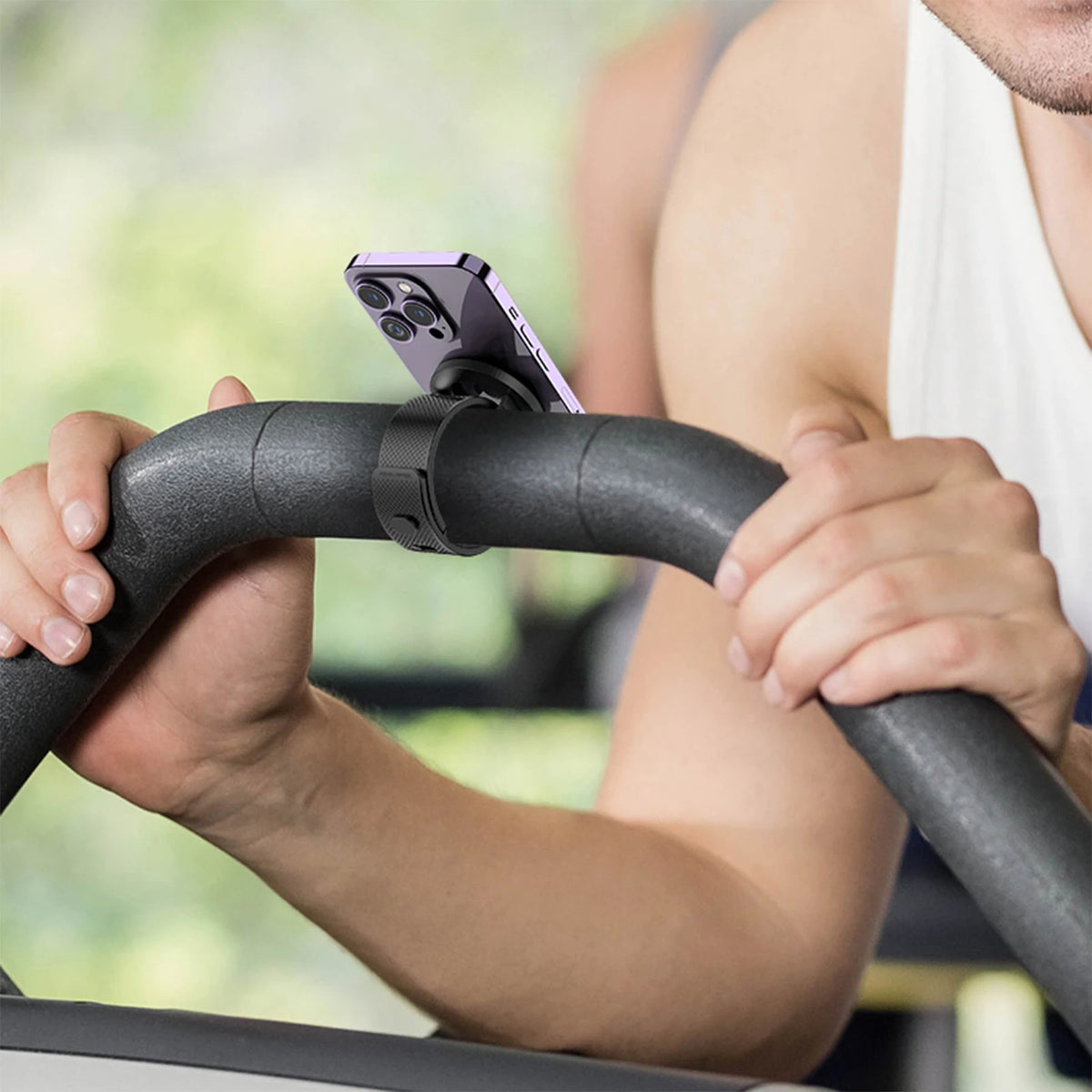 Magnetische telefoonhouder voor de gym (MagSafe)