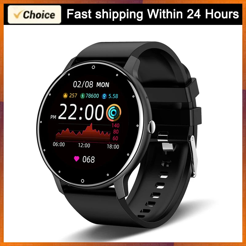 Smartwatch met hartslagmeter en sportfuncties