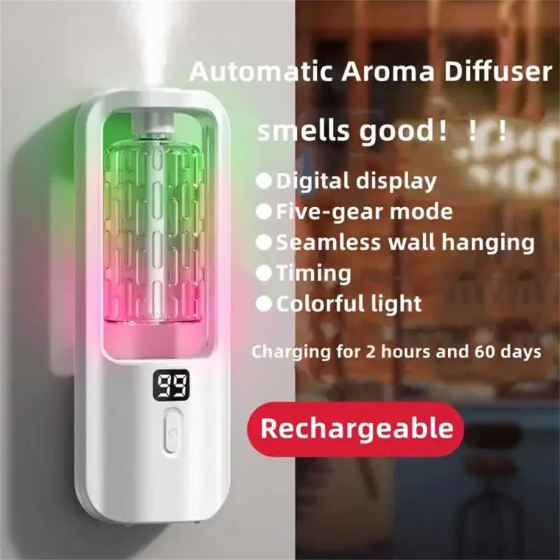 Automatische aromadiffuser voor huis en badkamer