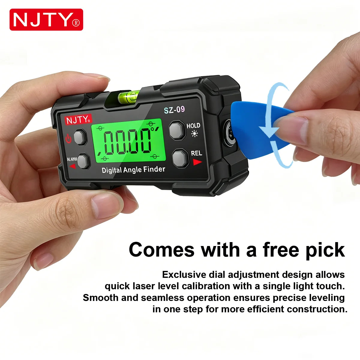 Digitale hoekmeter met laser (magnetisch)