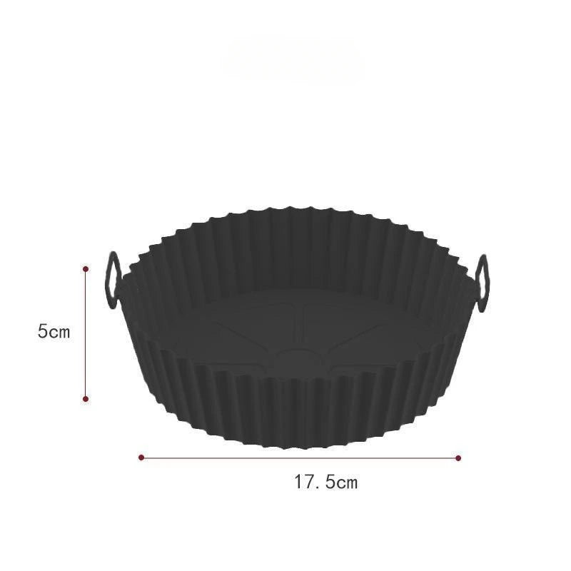 Herbruikbare siliconen airfryer-bakjes