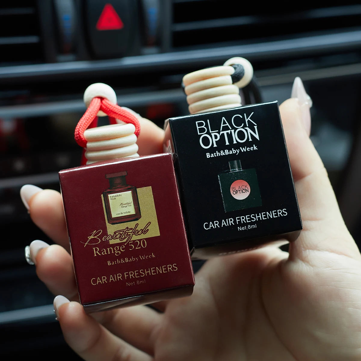 Luxe autoparfum voor het ventilatierooster