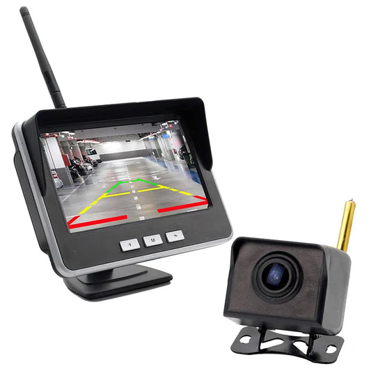 Draadloze achteruitrijcamera met 4,3" scherm