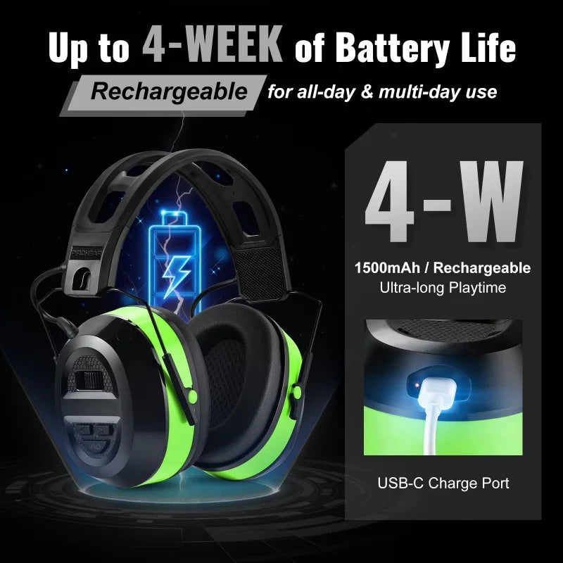 PROHEAR Bluetooth-gehoorbescherming (26 dB)