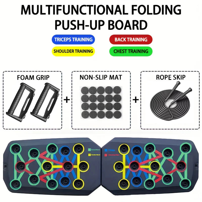 Multifunctioneel push-up board met handvatten