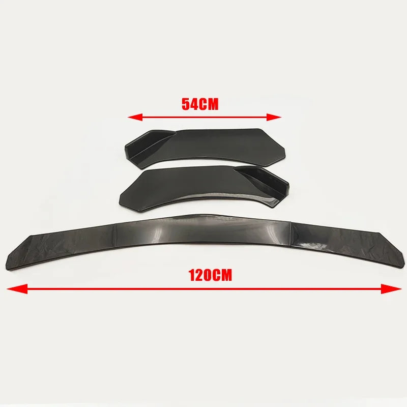 Universele splitter body kit met canards (5-delig)