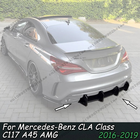 Achterdiffuser voor Mercedes CLA C117 AMG-Line (2017–2019)