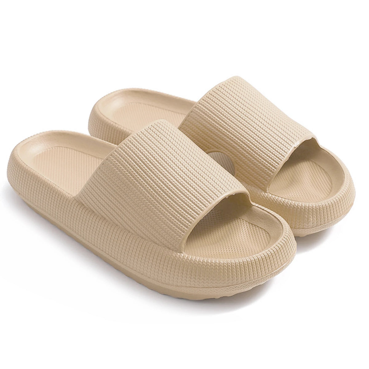 Cloud slippers met dikke zool