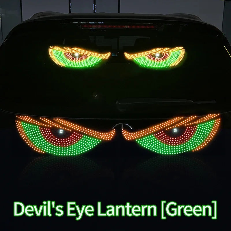 Dynamische LED-ogen voor de autoruit