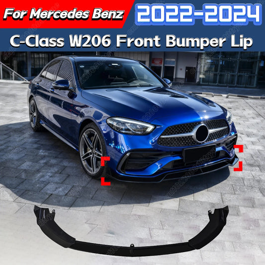 Frontsplitter voor Mercedes C-Klasse W206 C43 AMG / AMG-Line (2022–2024)