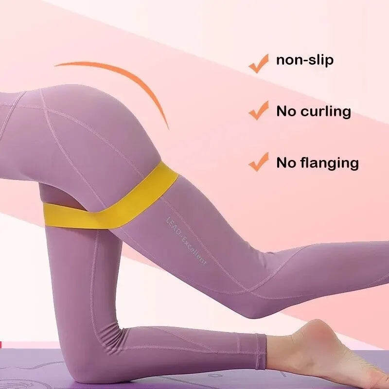 Yoga- en stretchbanden (5 stuks)