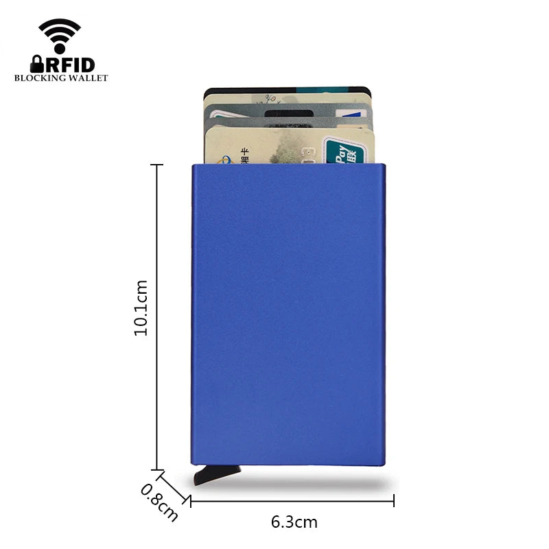 Slanke RFID-pasjeshouder met pop-up