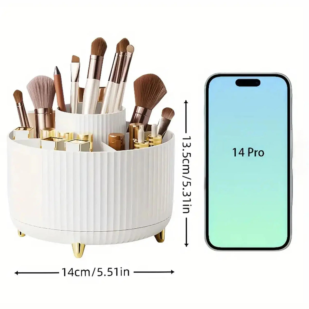 360° draaibare make-up organizer