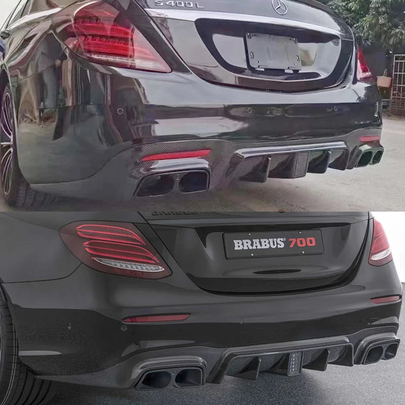 AMG-look uitlaatsierstukken voor Mercedes C/E/S-Klasse