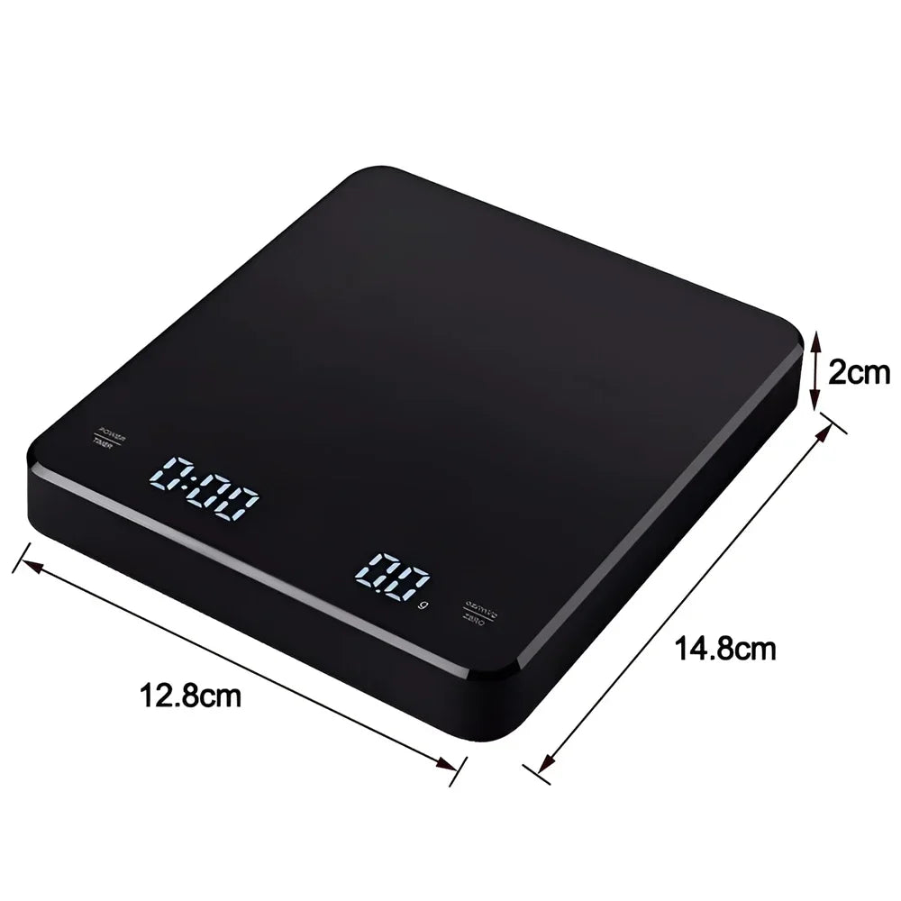 Digitale koffieweegschaal met timer