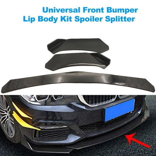 Universele splitter body kit met canards (5-delig)