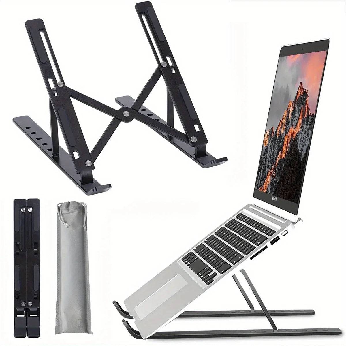 Verstelbare opvouwbare laptopstandaard