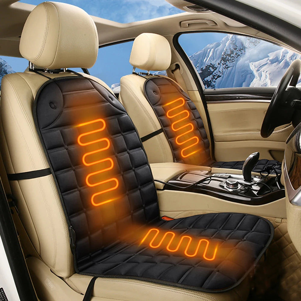 Verwarmd stoelkussen voor de auto (12V)