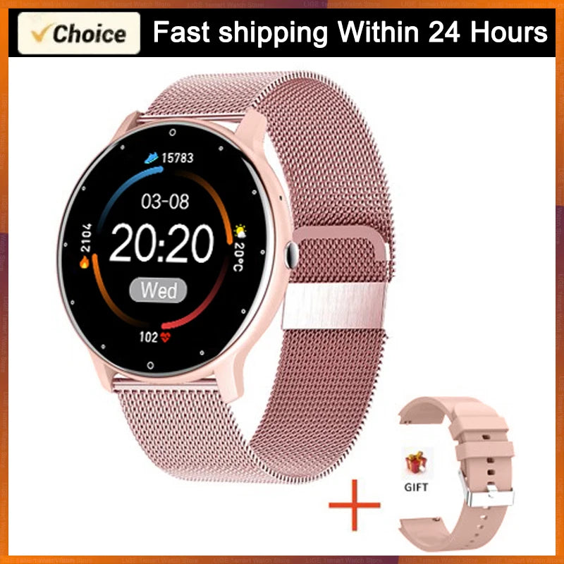 Smartwatch met hartslagmeter en sportfuncties