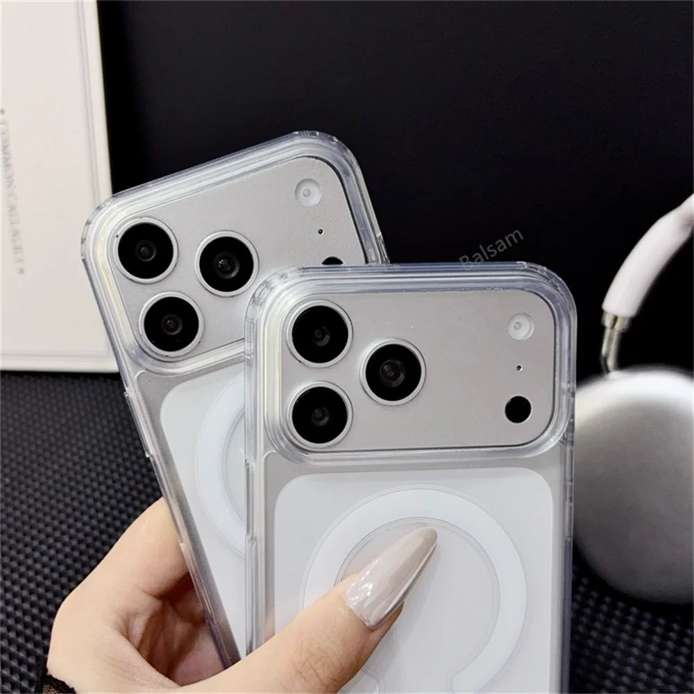 Transparant MagSafe-hoesje voor iPhone 17 / 17 Pro / 17 Pro Max / 18