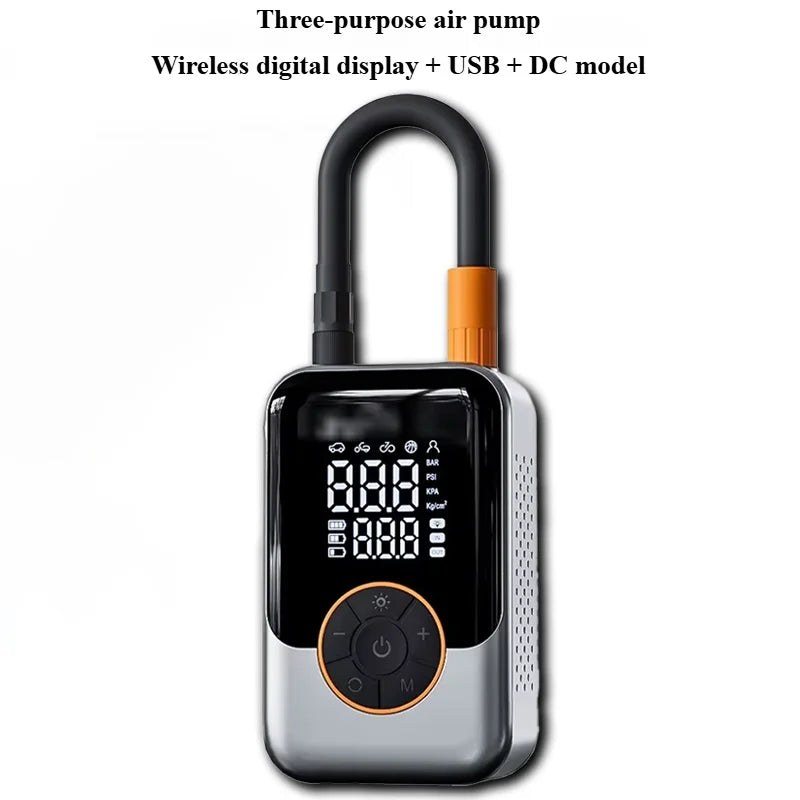 Draadloze elektrische bandenpomp met display