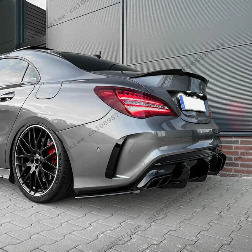 Achterdiffuser voor Mercedes CLA C117 AMG-Line (2017–2019)