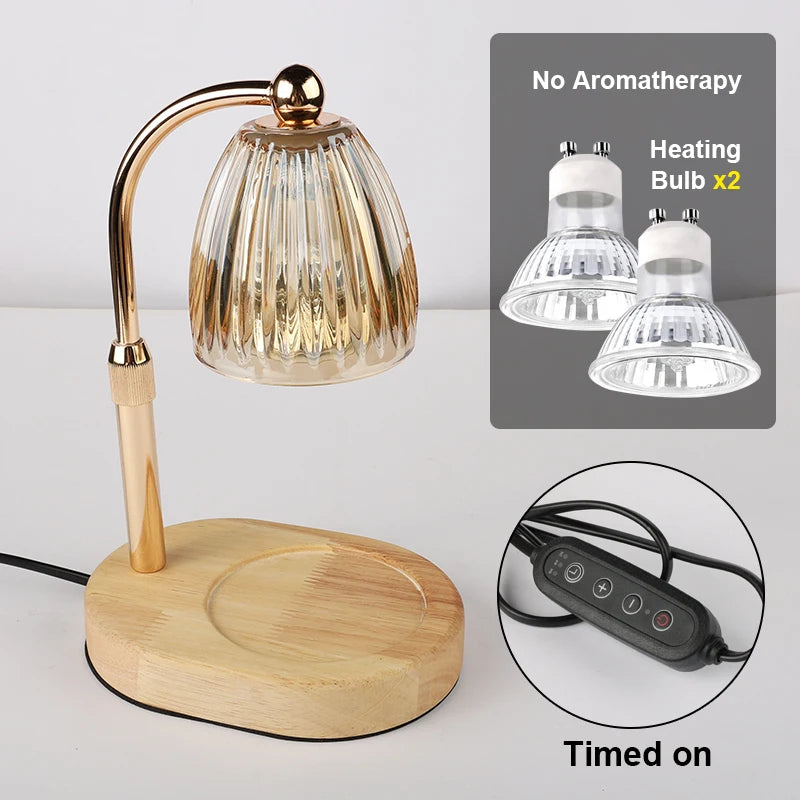 Kaarsenwarmer lamp met timer en dimmer (EU-stekker)