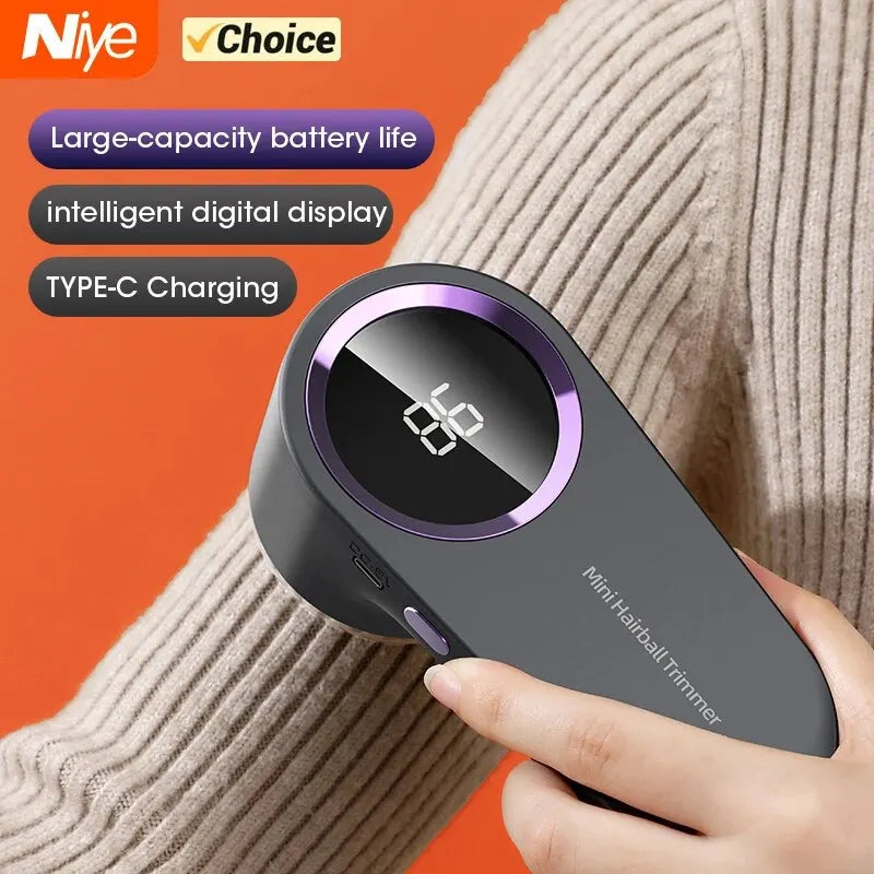 Elektrische pluizentondeuse met display