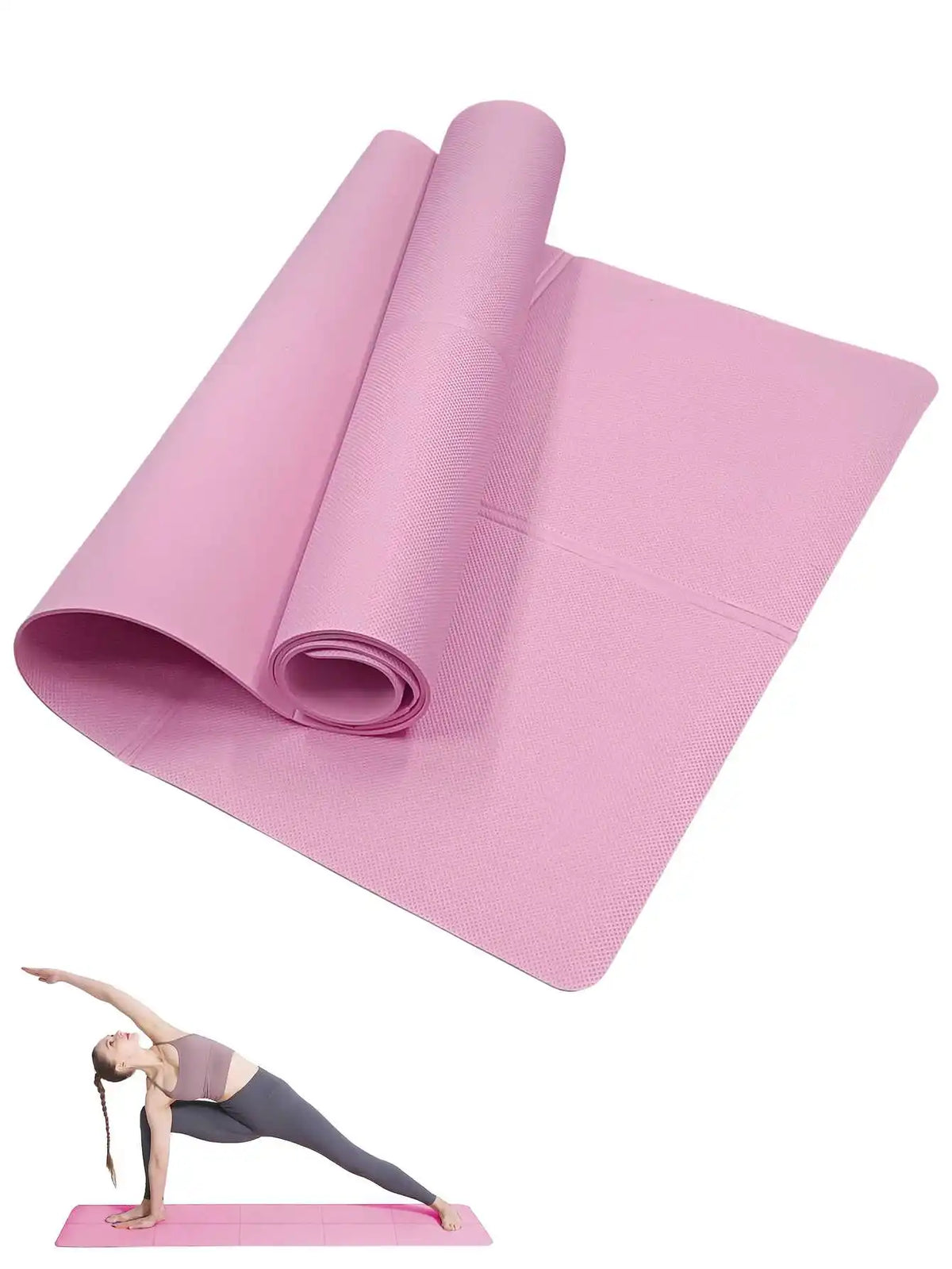 Antislip yogamat (3, 4 of 6 mm)