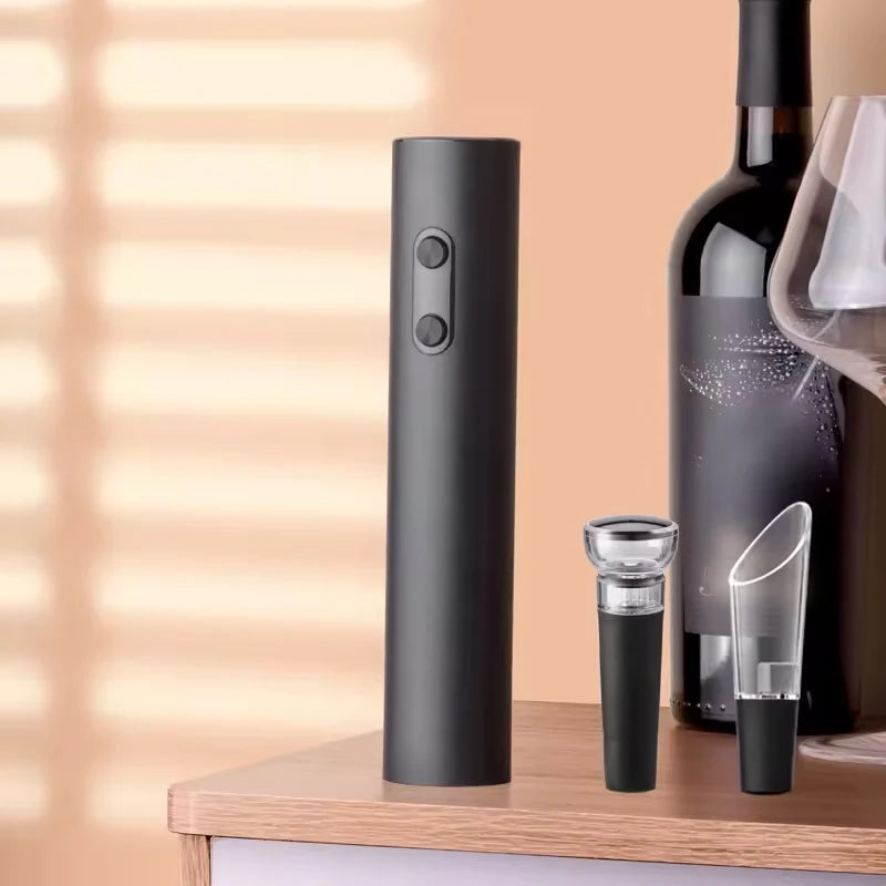 Elektrische wijnopener set