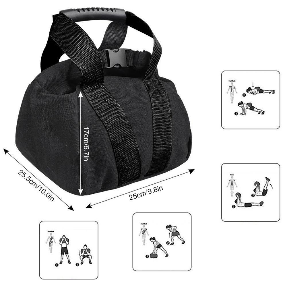 Zachte kettlebell / sandbag (5–20 kg)