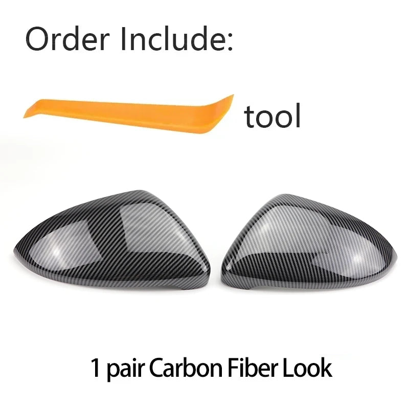 Spiegelkappen in carbonlook voor VW Golf 7 / 7.5 (2013–2020)