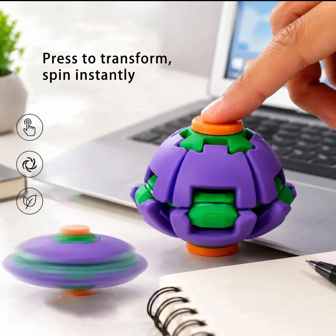 3D-geprinte fidget tandwielbal