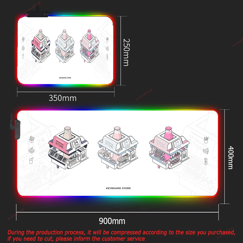 RGB gaming muismat XXL