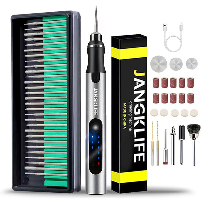 Draadloze mini-multitool set (graveren, boren, slijpen)