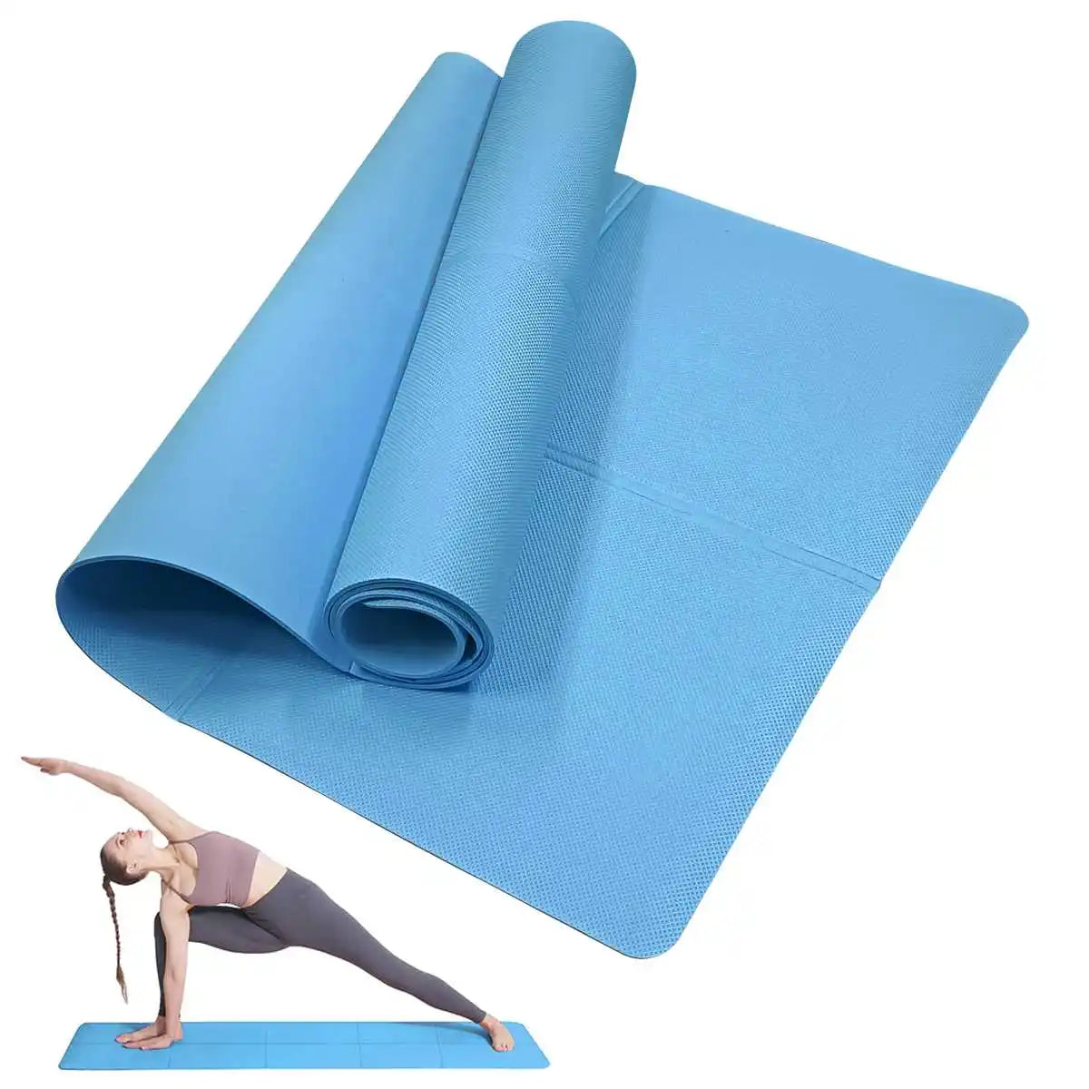 Antislip yogamat (3, 4 of 6 mm)