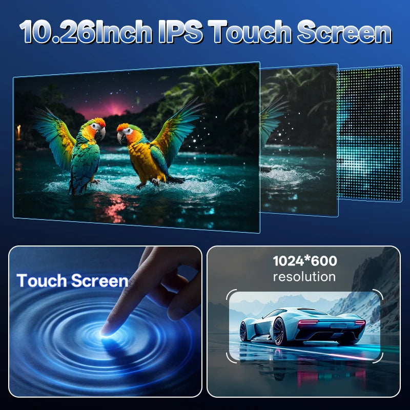 10,26" spiegelscherm met draadloze CarPlay