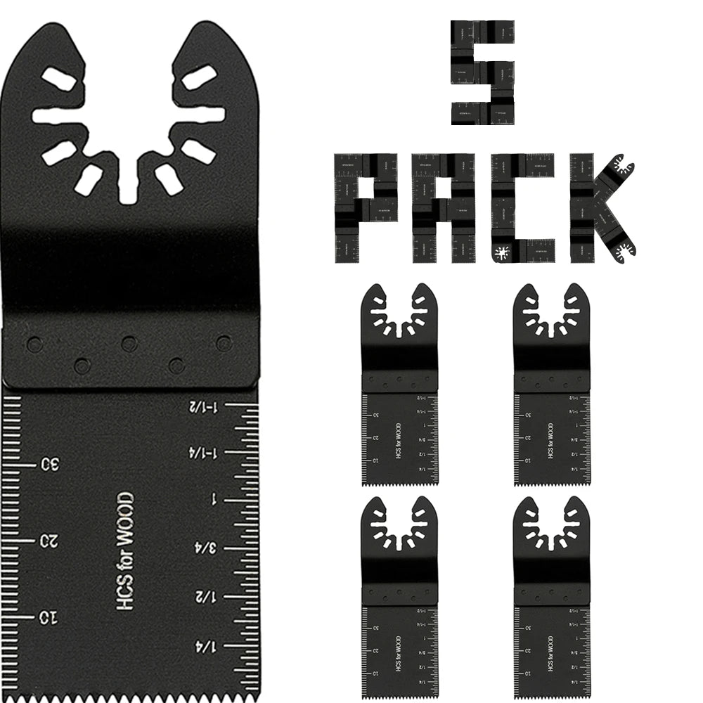 Multitool-zaagbladen set (5 t/m 60 stuks)