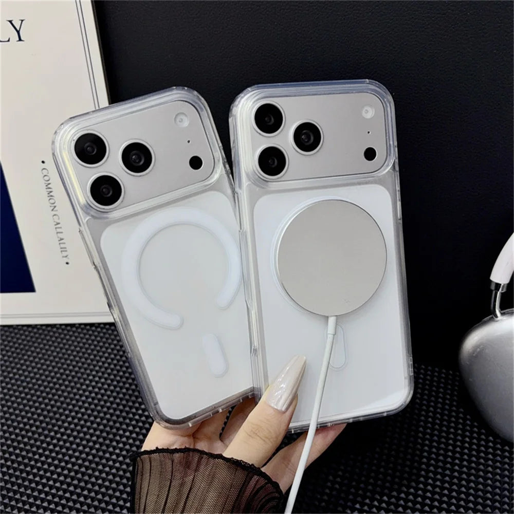 Transparant MagSafe-hoesje voor iPhone 17 / 17 Pro / 17 Pro Max / 18