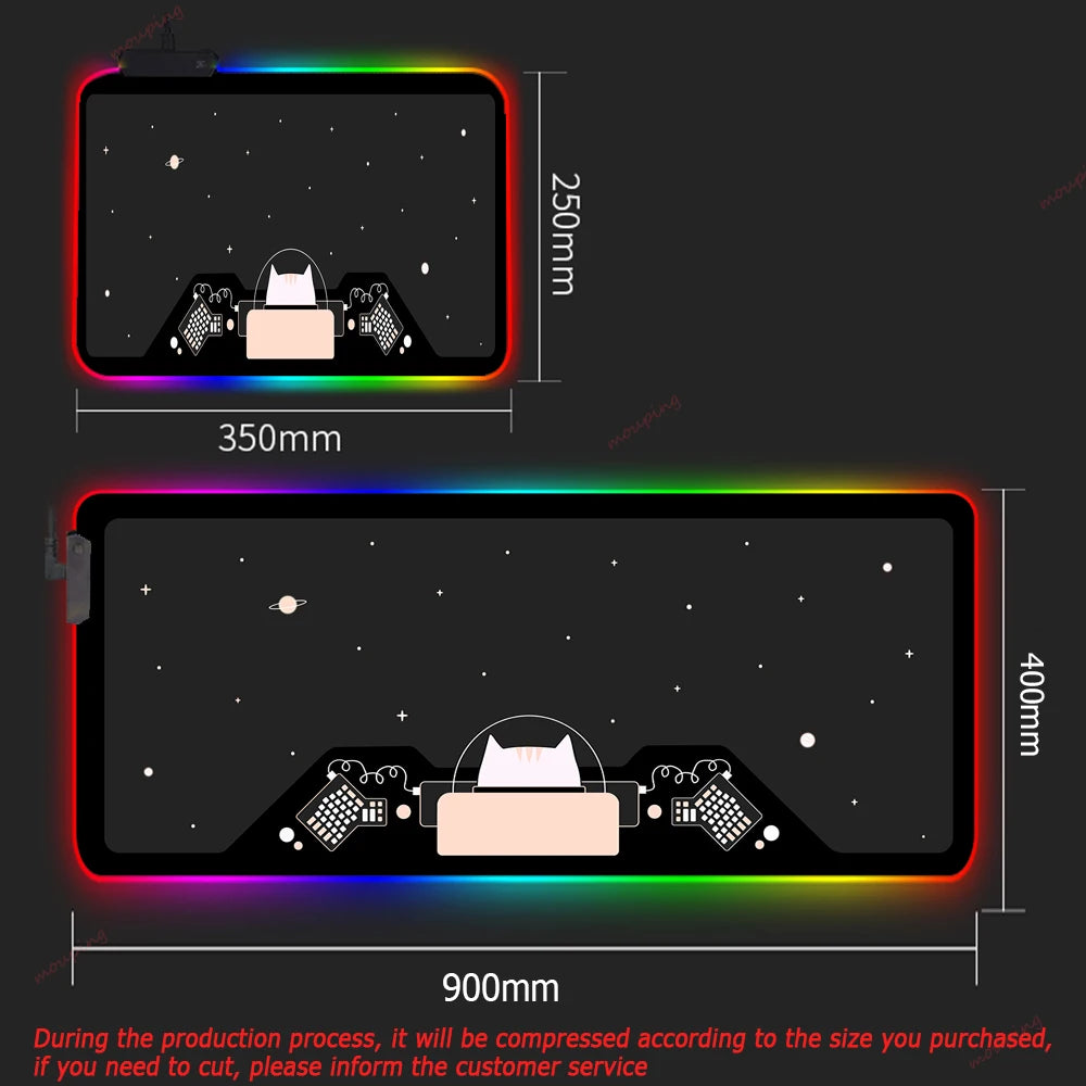 RGB gaming muismat XXL