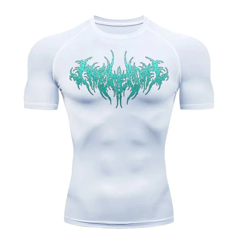 Compressie sportshirt heren