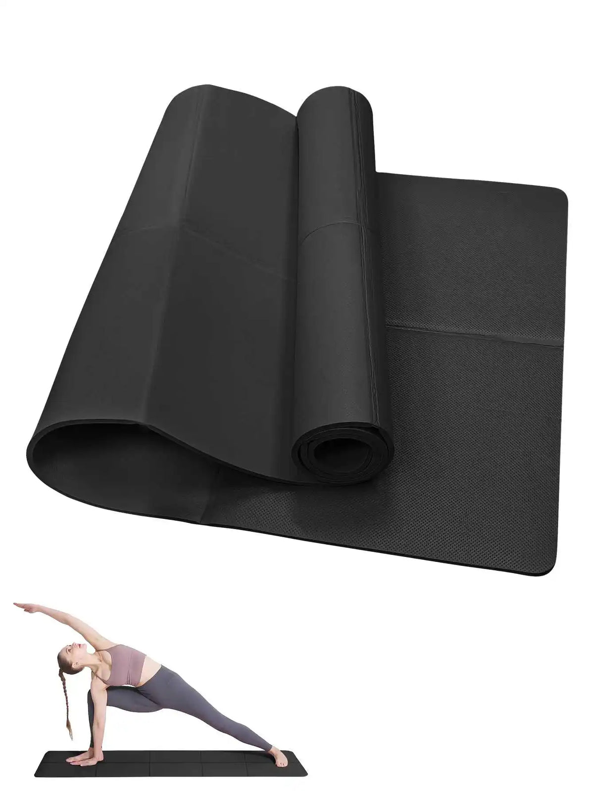 Antislip yogamat (3, 4 of 6 mm)